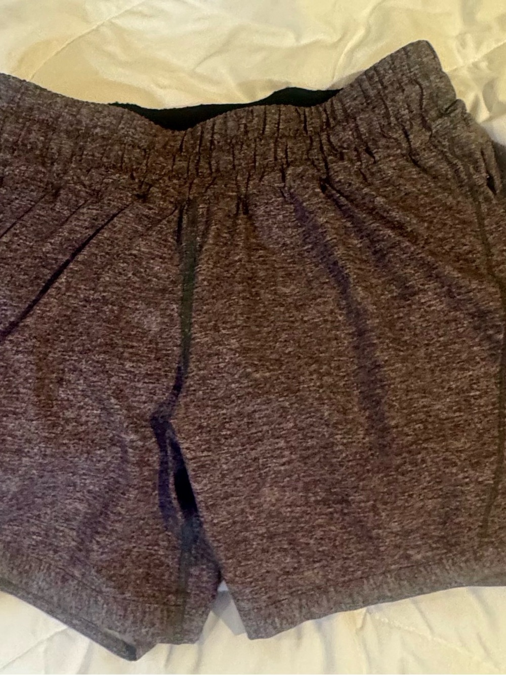 lululemon track that mid-rise 5” shorts, Heather lux multi black